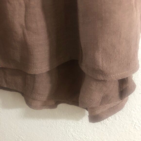 Style & Co Lace-Yoke Handkerchief-Hem A-Line dress - Picture 5 of 5